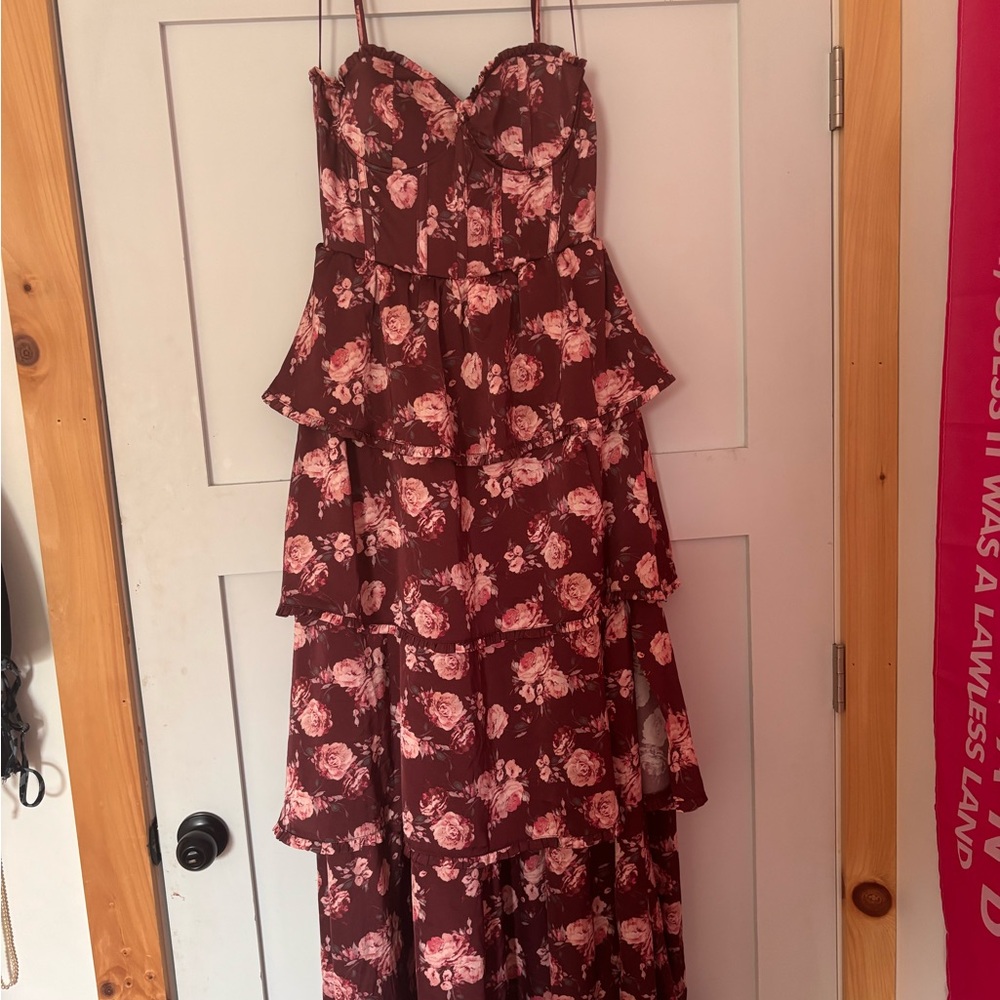 Altar’d State Maxi Floral Formal Dress Size L